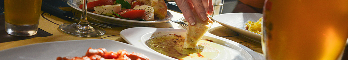 Eating Greek Mediterranean Salad at Stephano's Greek & Mediterranean Grill restaurant in Henderson, NV.